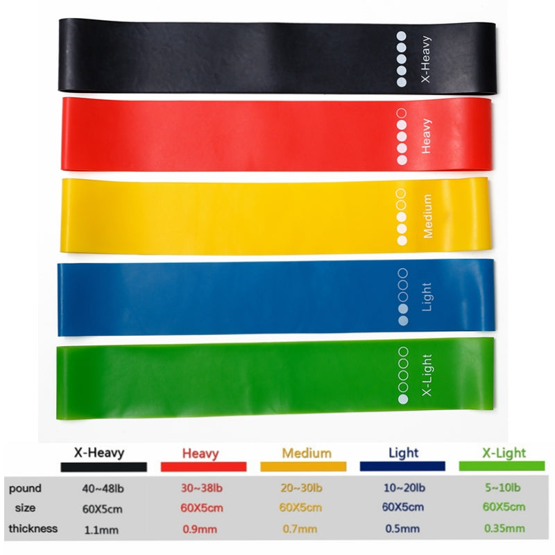 Five-Piece Yoga Tension Belt for Body Shaping