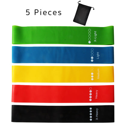 Five-Piece Yoga Tension Belt for Body Shaping